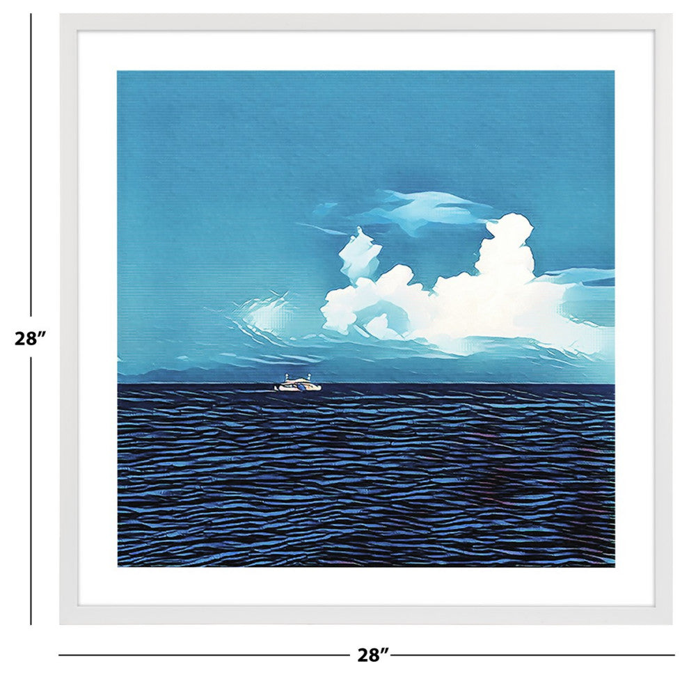Safavieh Day At Sea 28x28 Wall Art