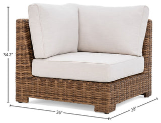 Nico Corner, Natural Teak