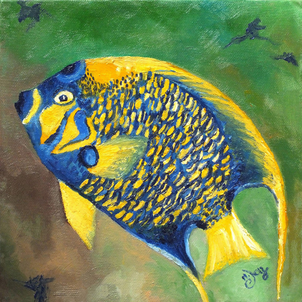 Marmont Hill, "Queen Angel" by Nicola Joyner Painting on Wrapped Canvas, 32x32