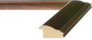 Mahogany Lacquer With Gold Picture Frame, 1-5/8", Easle Back, 4 x 6