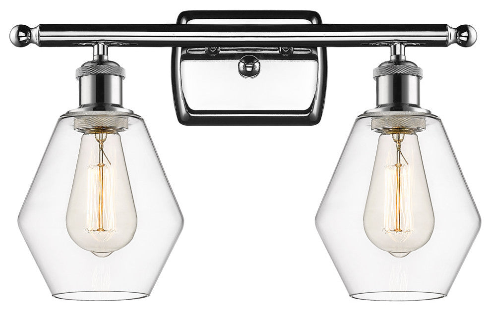 Innovations 516-2W-PC-G652-6-LED 2-Light Bath Vanity Light, Polished Chrome