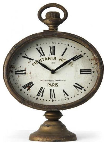 Classic Brass Metal Clock For Timeless Charm