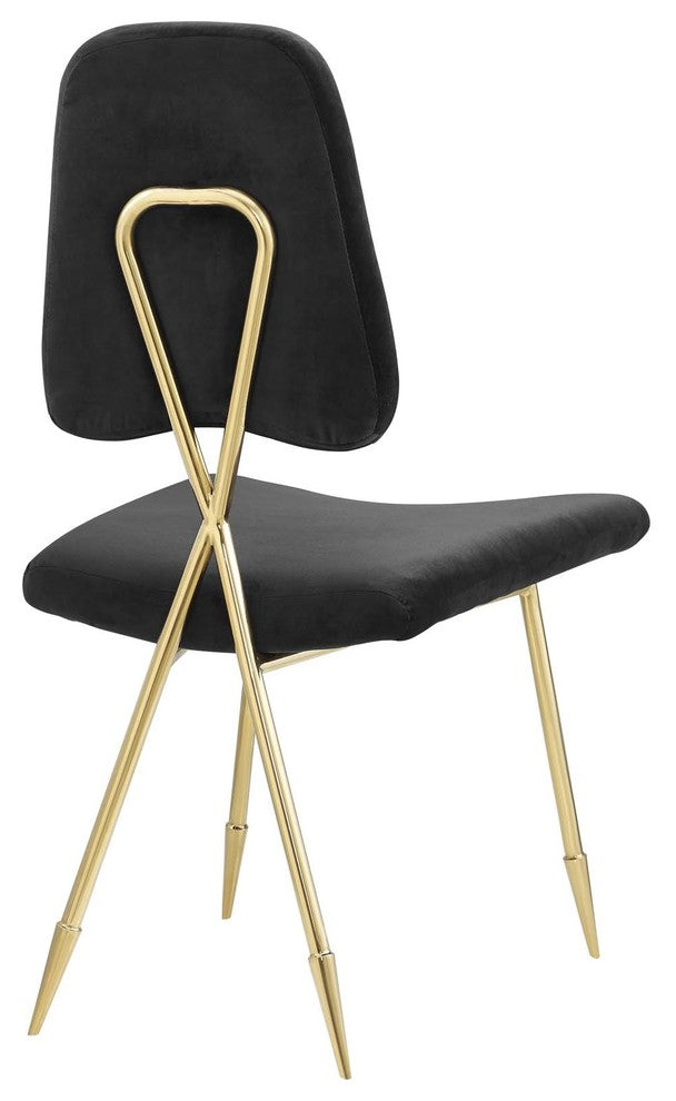 Ponder Dining Side Chair Set of 2, Black