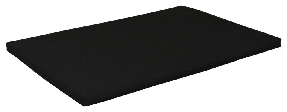 Swing Bed Cushion, Black, 5 Foot, 2" Thick