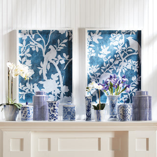 2-Piece Aviary Cyano Print Set