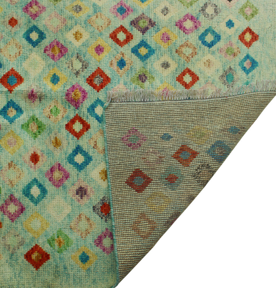 Balochi Tamtun Lt. Green Rug