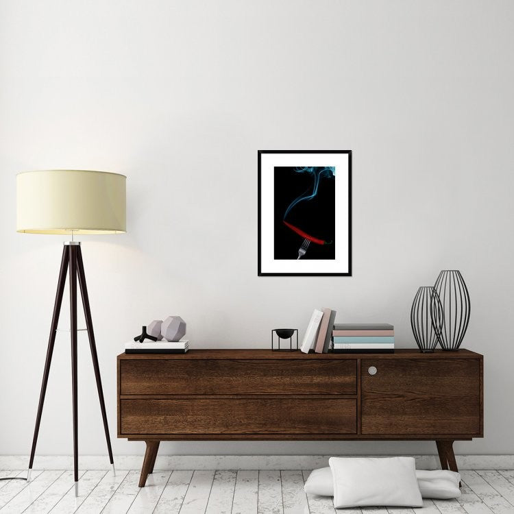 "Hot Bite" Framed Digital Print by Gert Lavsen, 22x30"