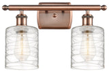 Innovations 516-2W-AC-G1113-LED 2-Light Bath Vanity Light, Antique Copper