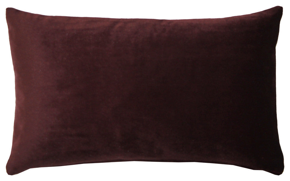 Velvet Geometric Pattern Decorative Throw Pillow, Seigaiha Scallop, 12"x20"