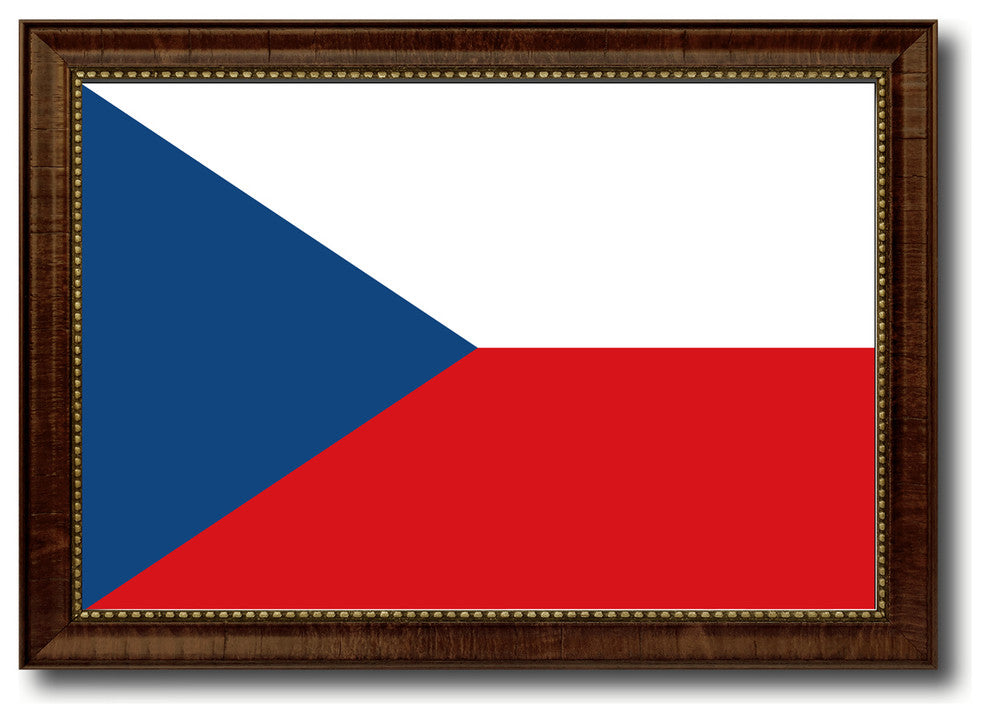 Czech Republic Country Flag Canvas Print, 21"x30"