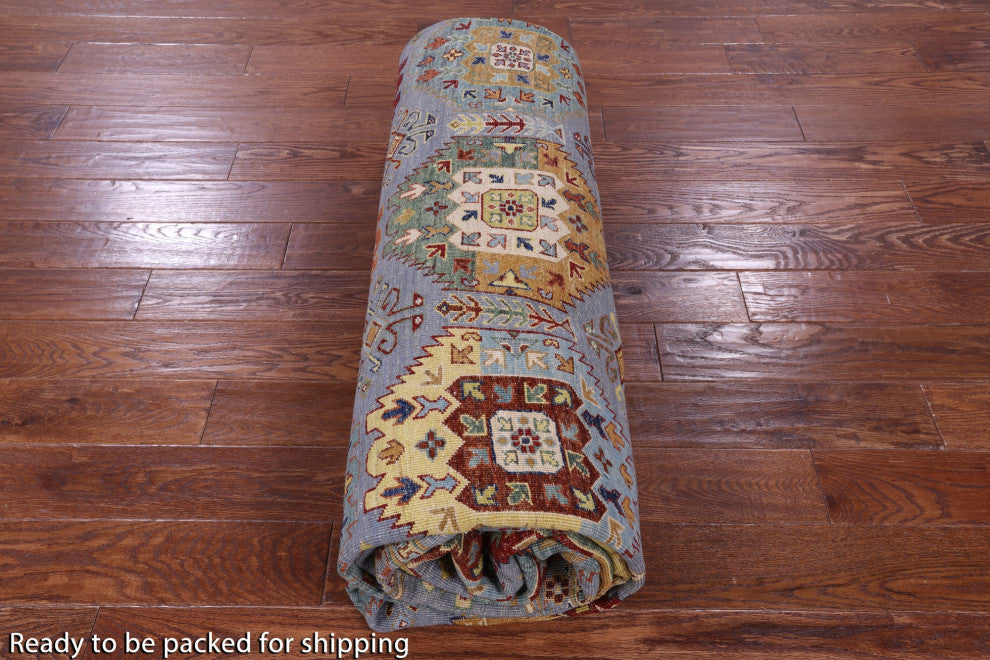 Handmade Fine Turkmen Wool Rug 10' 1" X 13' 9" - Q15635
