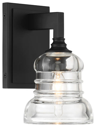 Crystorama Lighting Group GRG-1041 Gregory 9" Tall Bathroom - Matte Black