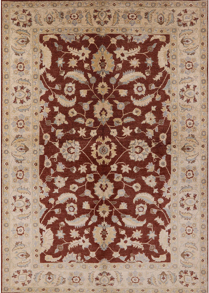 Ahgly Company Indoor Rectangle Mid-Century Modern Area Rugs, 7' x 10'