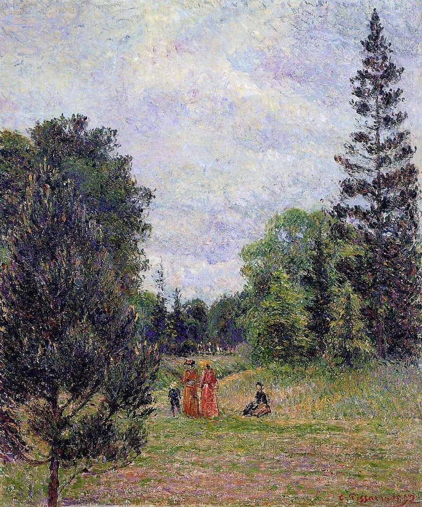 Camille Pissarro Kew Gardens Crossroads near the Pond Wall Decal