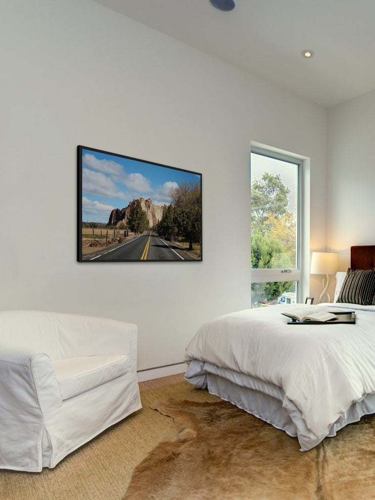 "On the Road Again" Floater Framed Painting Print on Canvas, 30"x20"