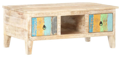 vidaXL Coffee Table End Table Living Room Side Sofa Table Solid Wood Acacia