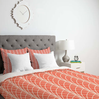 Deny Designs Heather Dutton Arcada Persimmon Duvet Cover - Lightweight