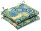 Omnia Lagoon Squared Corners Seat Cushion, Set of 2