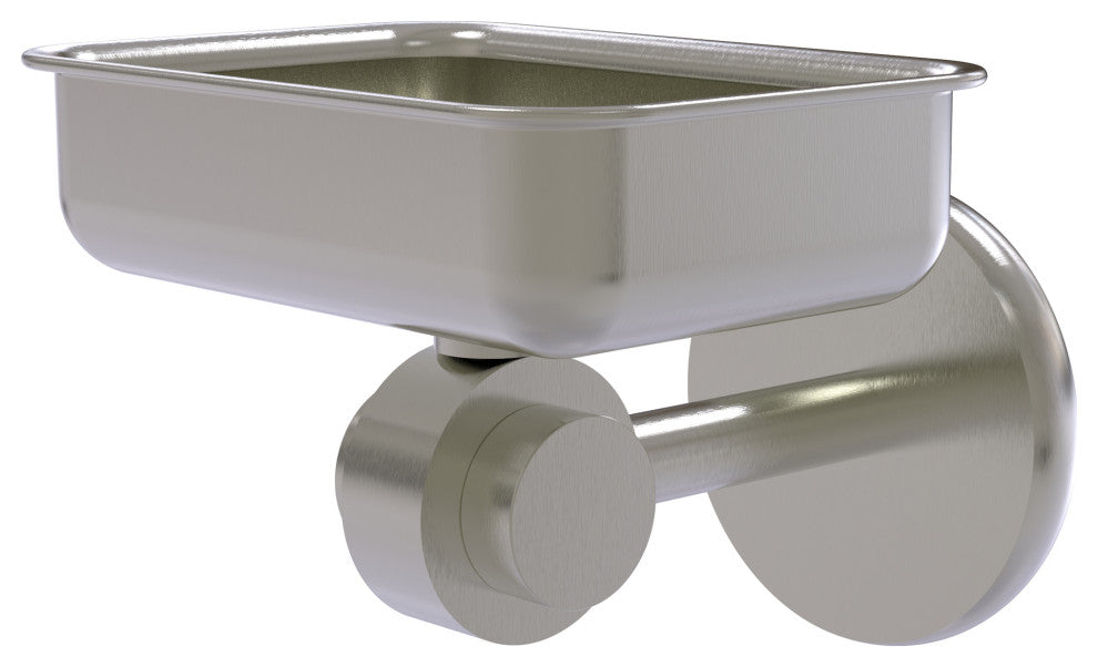 Satellite Orbit Two Wall Mount Soap Dish, Satin Nickel