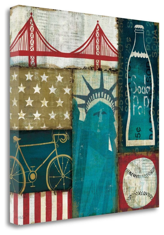 "American Pop I" By Michael Mullan, Giclee Print on Gallery Wrap Canvas
