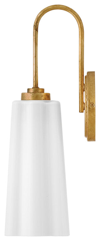 Lark Honey Medium Single Light Vanity, Distressed Brass