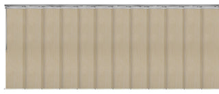Aldi 12-Panel Track Extendable Vertical Blinds 140-260"W