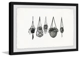 "Hanging Plants II" Framed Painting Print, 45"x30"