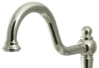 Vintage Bridge Kitchen Faucet with Brass Side Sprayer & Dual Handles, Nickel