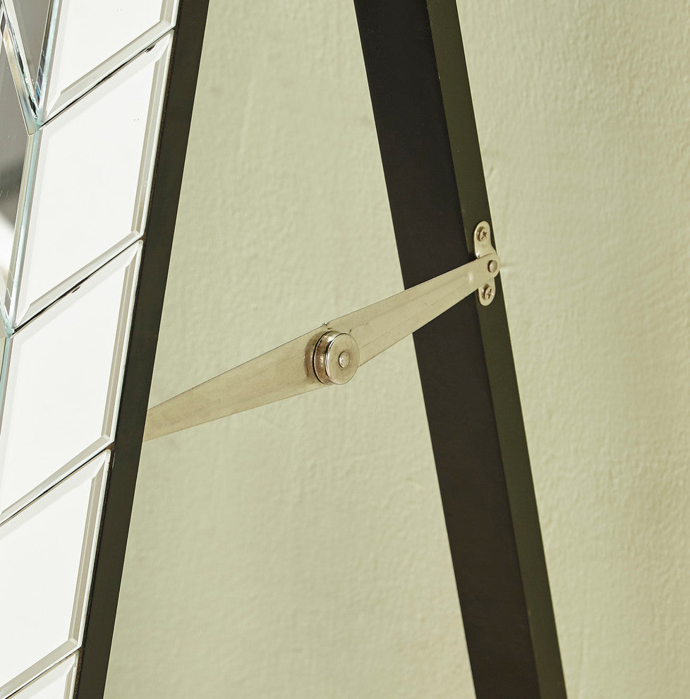 Sparkle 63" Contemporary Standing Full Length Mirror, Clear