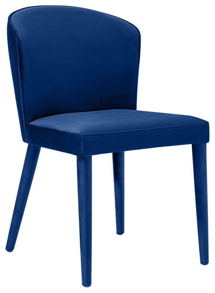 TOV Furniture Metropolitan Navy Velvet Chair