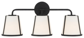 Fulton 3 Light Black Bathroom Vanity