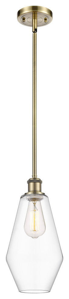 Innovations 516-1S-AB-G652-7-LED 1-Light Mini Pendant, Antique Brass