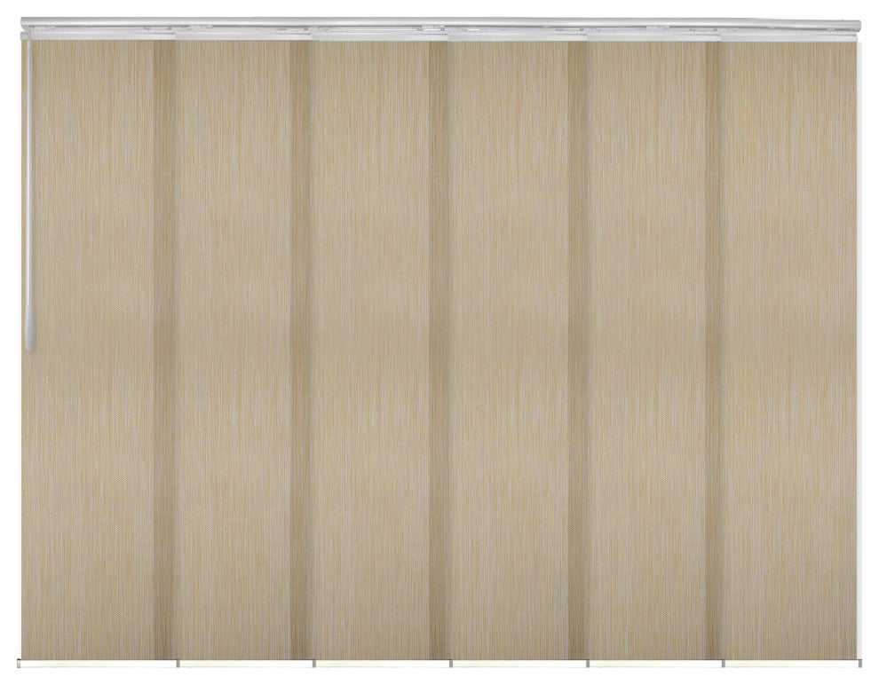 Aldi 6-Panel Track Extendable Vertical Blinds 98-130"W