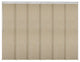 Aldi 6-Panel Track Extendable Vertical Blinds 98-130"W
