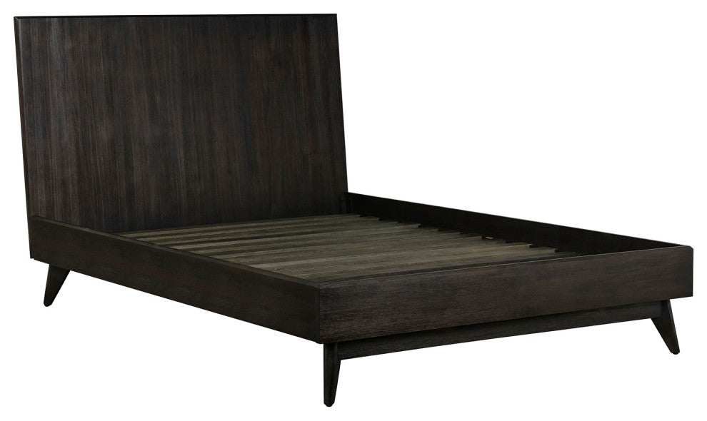 Baly Acacia Mid-Century Platform Queen Bed