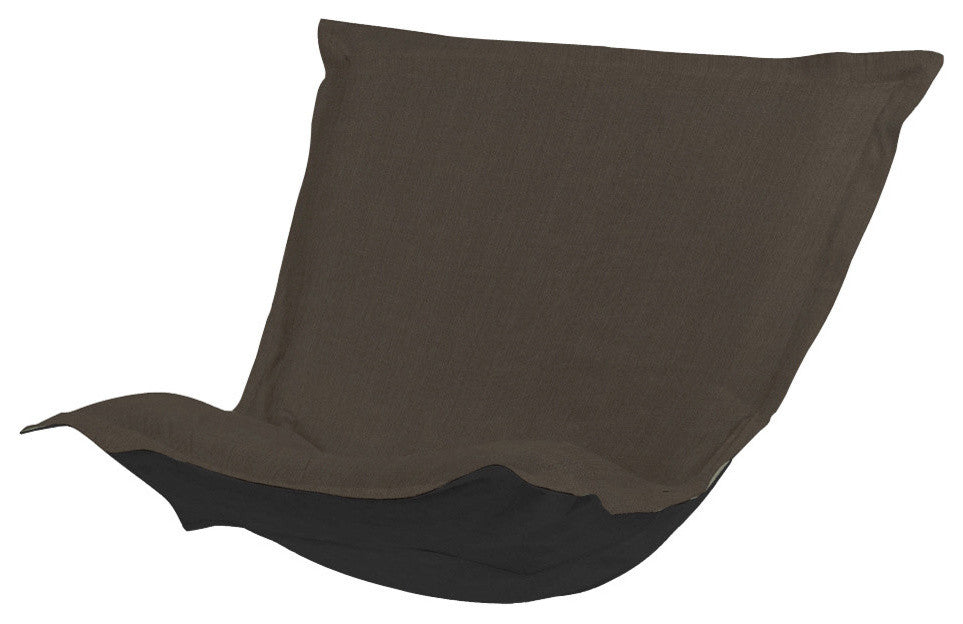 Sterling Puff Chair Cover, Charcoal