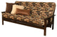 Caleb Frame Futon With Espresso Finish, Peter''s Cabin