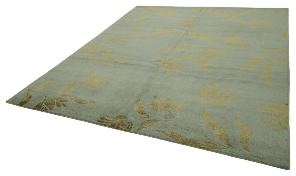 Rug N Carpet - Handmade Oriental 8' 0'' x 10' 1'' Wool Oushak Area Rug