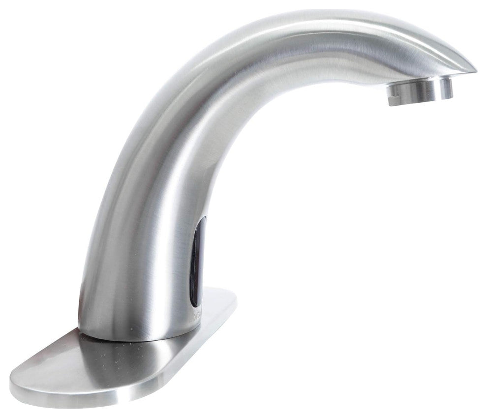 Hands / Touch Free Motion Sensor Brushed Nickel Bathroom Faucet