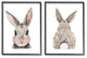 Adorable Bunny Cotton Tail Kid's Rabbit Blushing,24 x 30