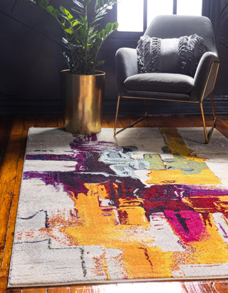 Rug Unique Loom Estrella Beige Rectangular 5' 0 x 8' 0