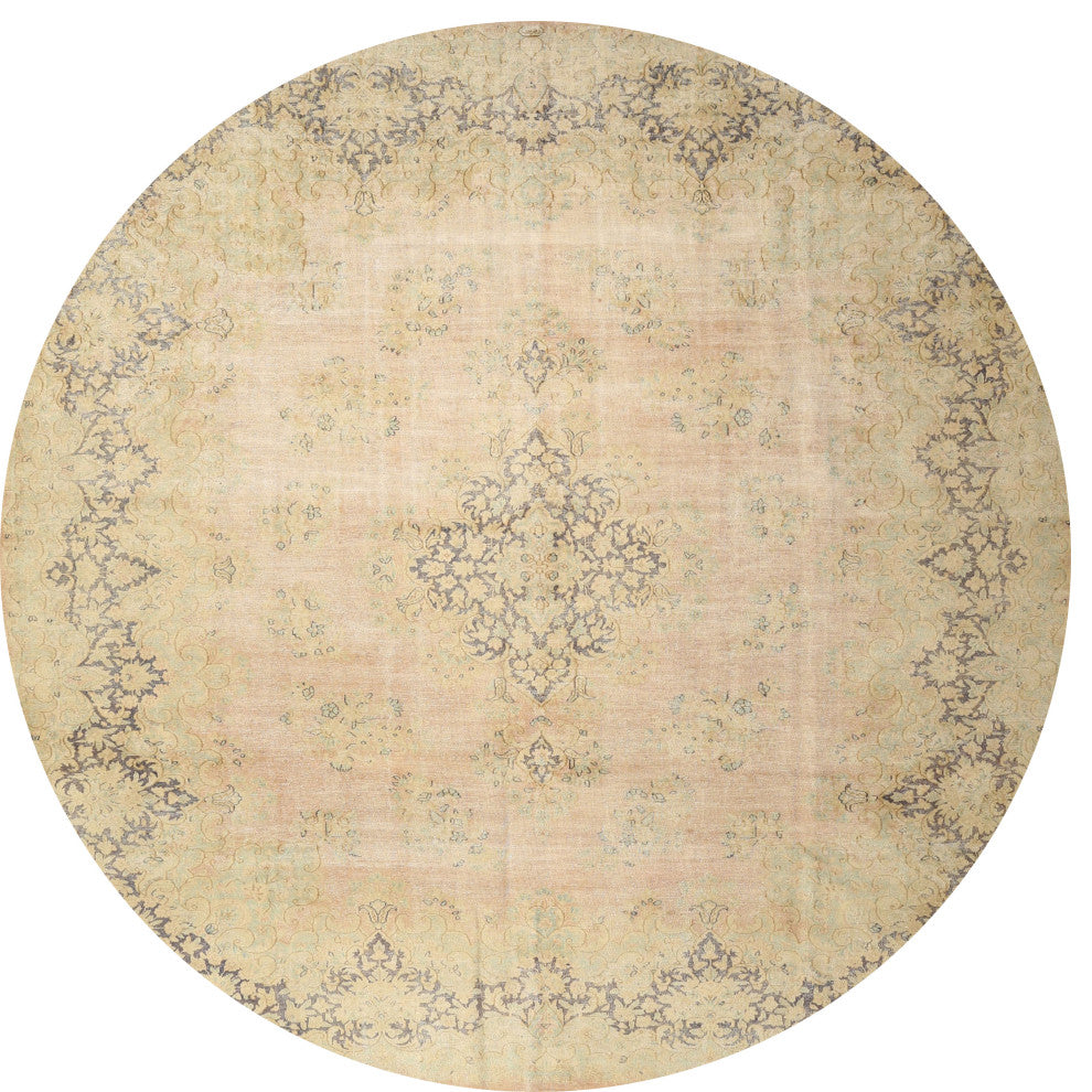 Ahgly Company Indoor Round Traditional Area Rugs, 3' Round