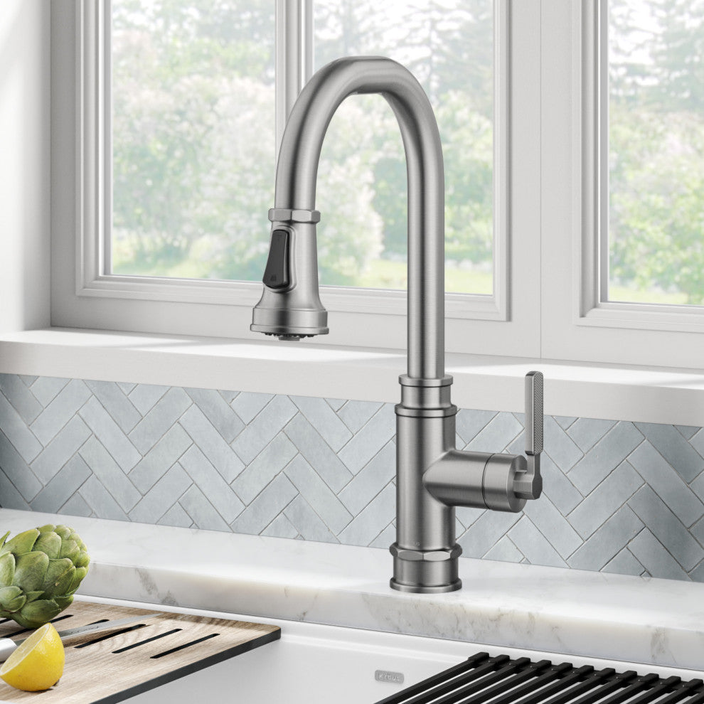 Sellette Pull-Down Kitchen Faucet, Spot Free Stainless Steel, Model Kpf-4101sfs
