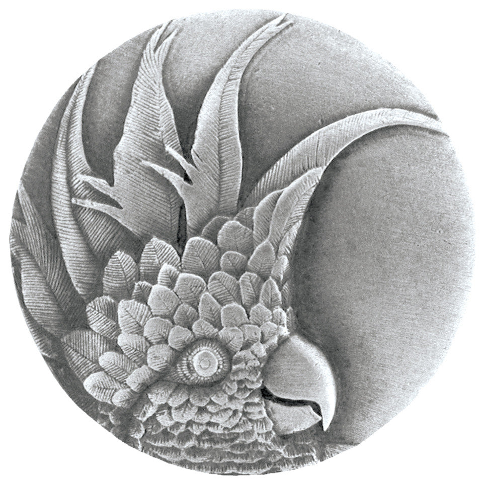 Cockatoo Knob Antique Pewter(Large, Left Side, Left