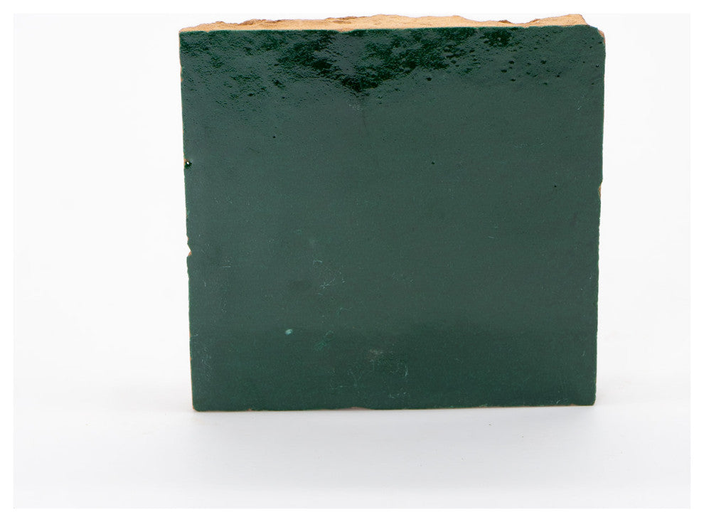 Moroccan Zellige Mosaic 4x4, Hunter Green