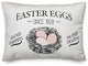Vintage Easter Eggs 14x20 Lumbar Pillow