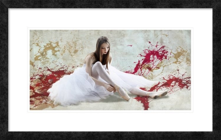 "Ballet Dancer" Framed Digital Print by Teo Rizzardi, 32"x20"