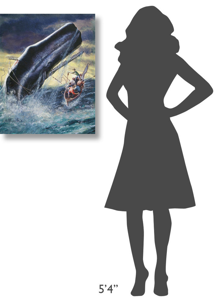 "Out of the Sea" Stretched Canvas Giclee by Mort Kunstler, 22x28"