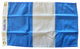 Guatemala, 12"x18" Nylon Flag, Civil