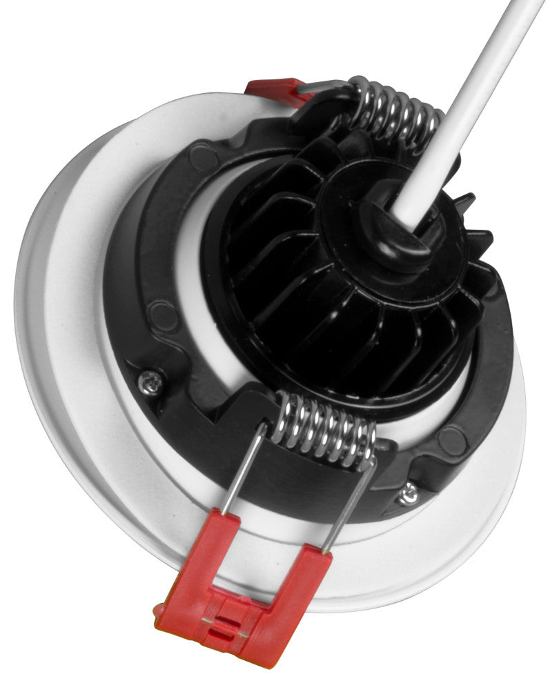 3" LED Gimbal Recessed Downlight, White, 4000k